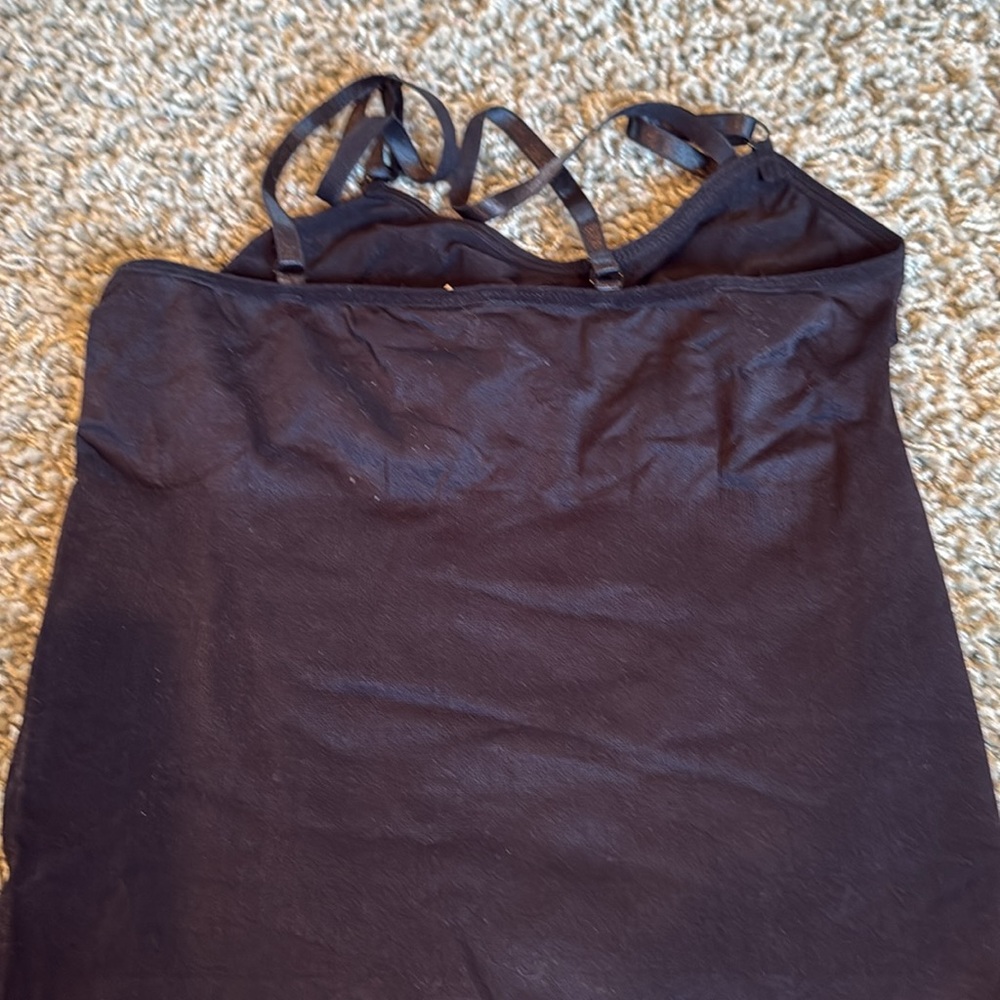 Black Bodysuit with Adjustable Straps (2X) Spanx Style - Picture 7 of 7